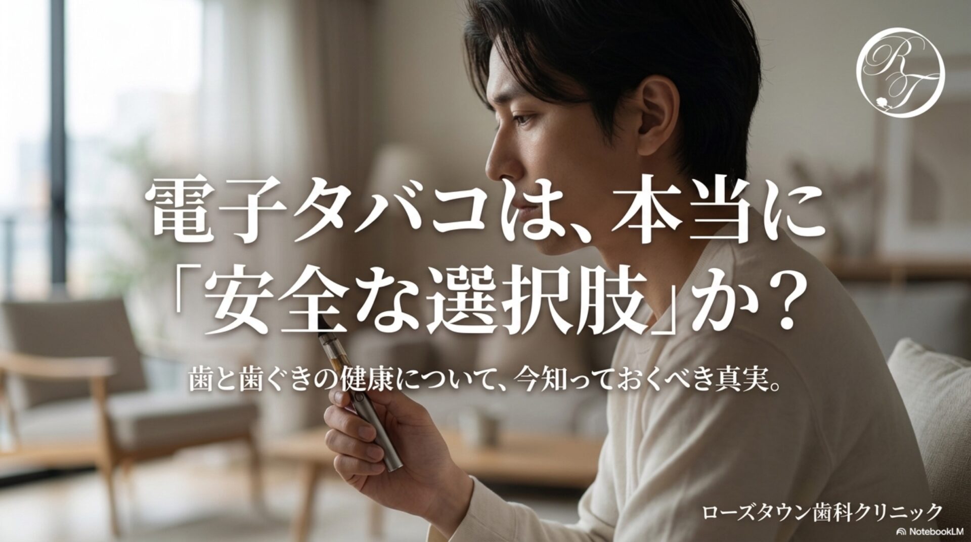 院長のとっておきの話　その４０　電子タバコは歯周病に本当に「マシ」なのか？意外と知られていない5つの真実